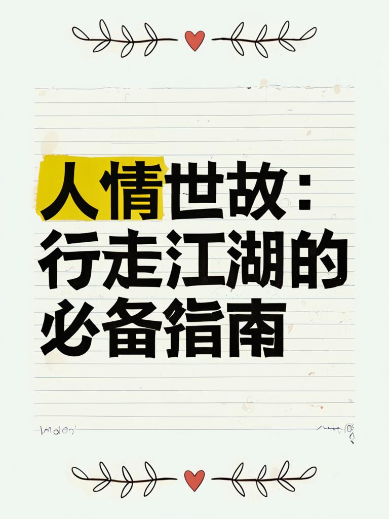 行走江湖40条人情世故,全是干货-小哥博客 行走江湖40条人情世故,全是干货-小哥博客